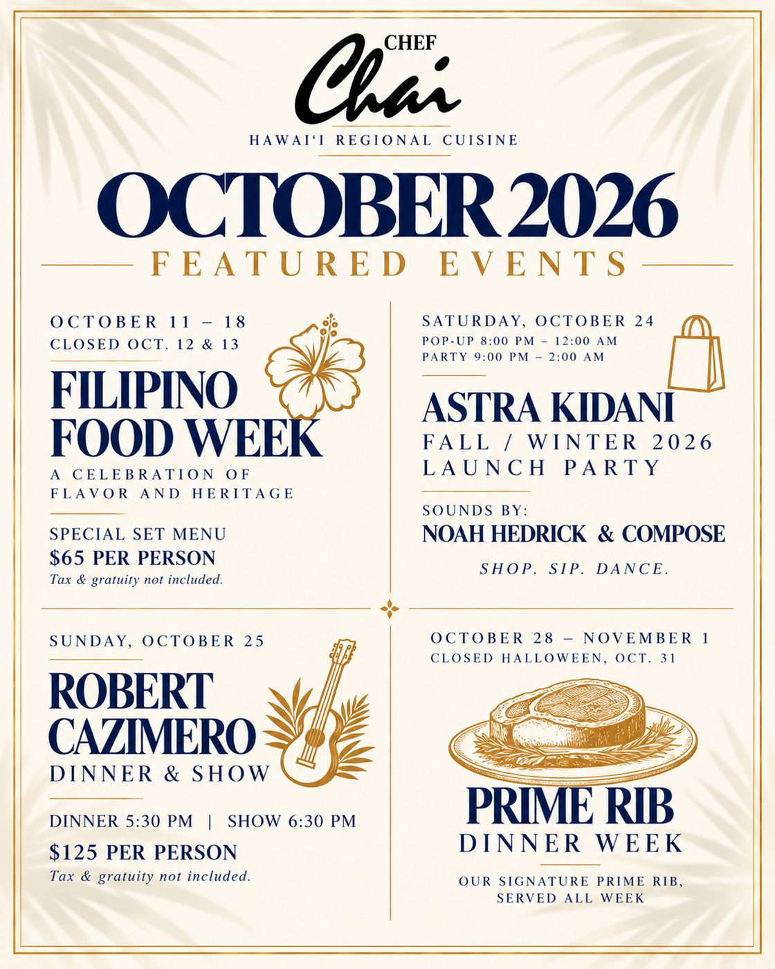 Featured Events – October 2026