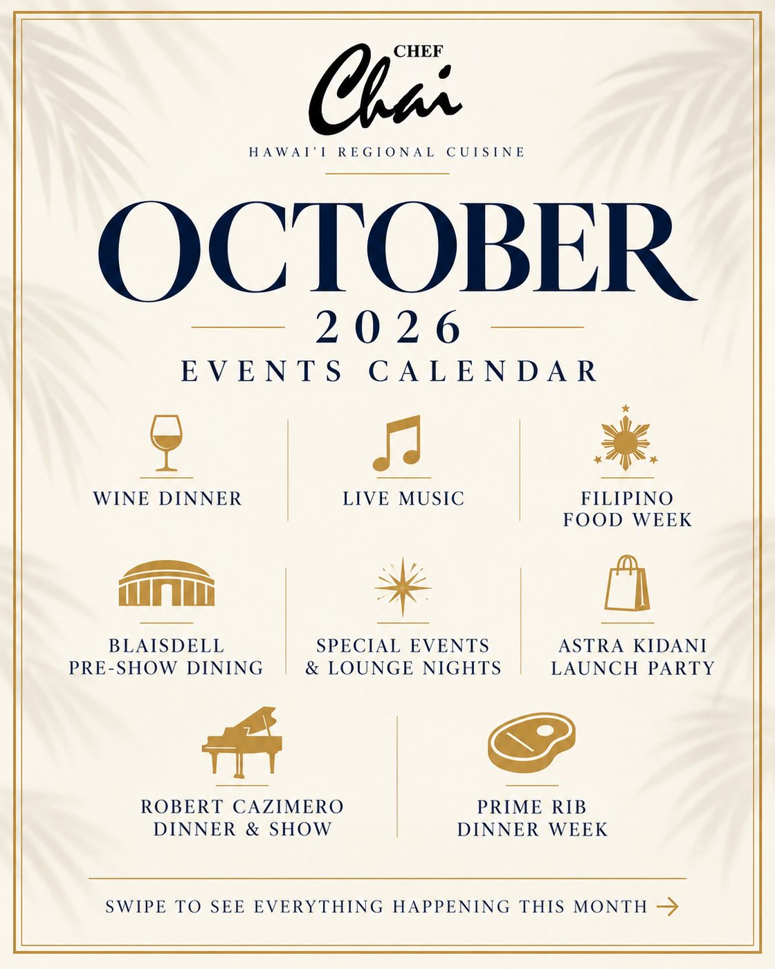 What’s Happening – October 2026