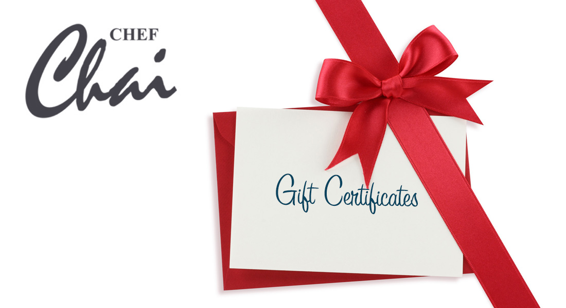 Order Chef Chai Gift Certificates