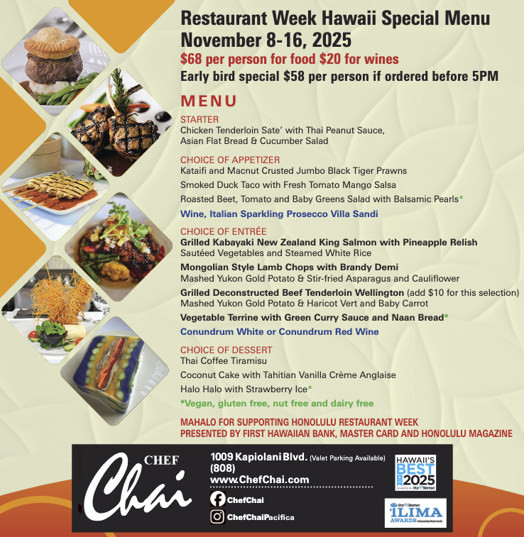 Restaurant Week Hawaii